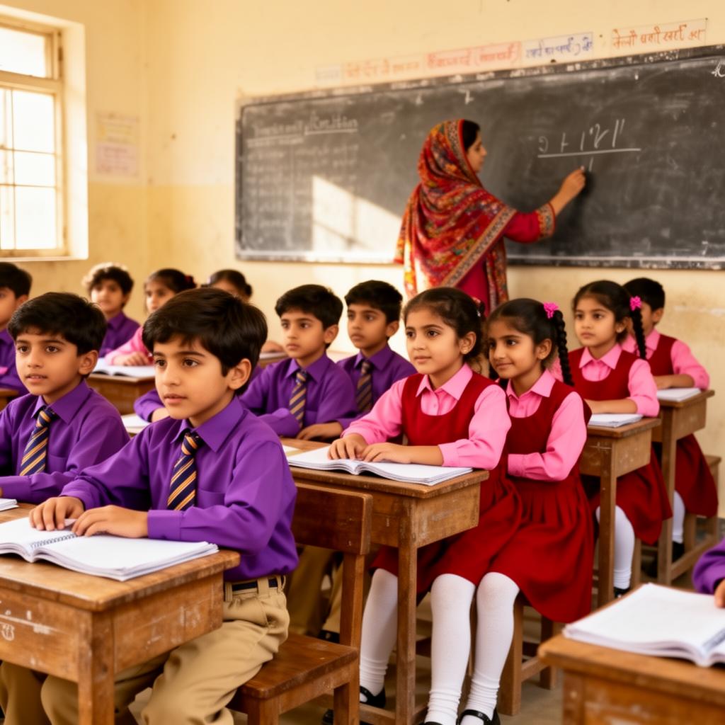 First period classroom